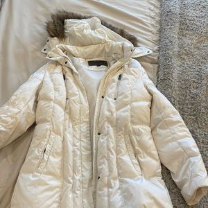 Marc New York white puffer winter coat.